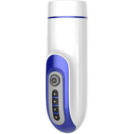 Масажер для чоловіків з 7 режимами вібрації та підігрівом - 3D силікон, автоматичний стимулятор пеніса