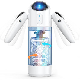 Електричний секс-іграшка YcsLust для чоловіків: автоматичний стакан з 7 кольорами, 4 телескопічними режимами, водонепроникний, портативний