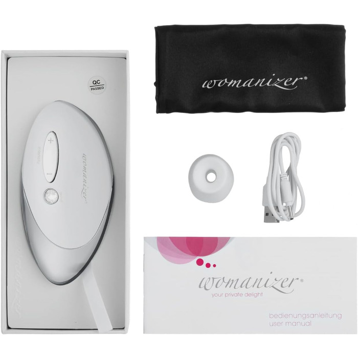 Womanizer PRO W500 - вібратор для стимуляції клітора, GOLD EDITION, 12 режимів, водонепроникний