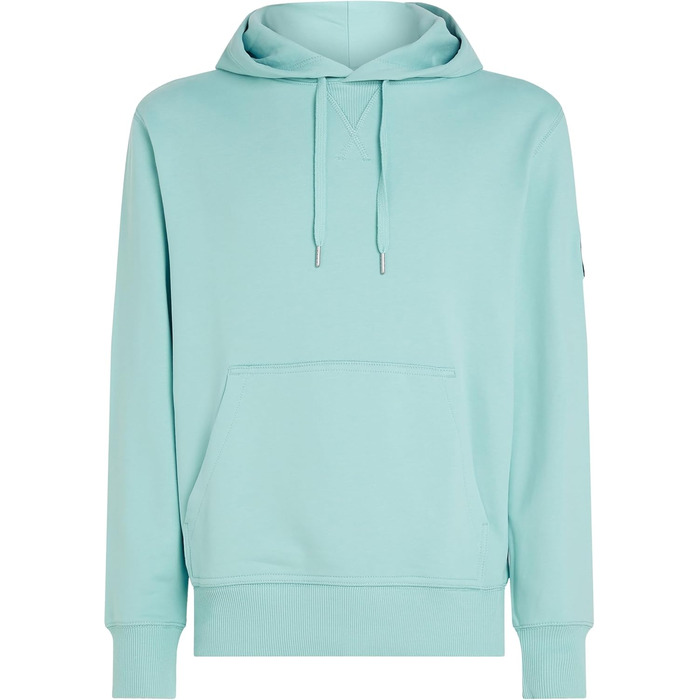 Чоловічий худі з капюшоном Calvin Klein Badge, колір Fresh Mint (м'ятний), розмір XS
