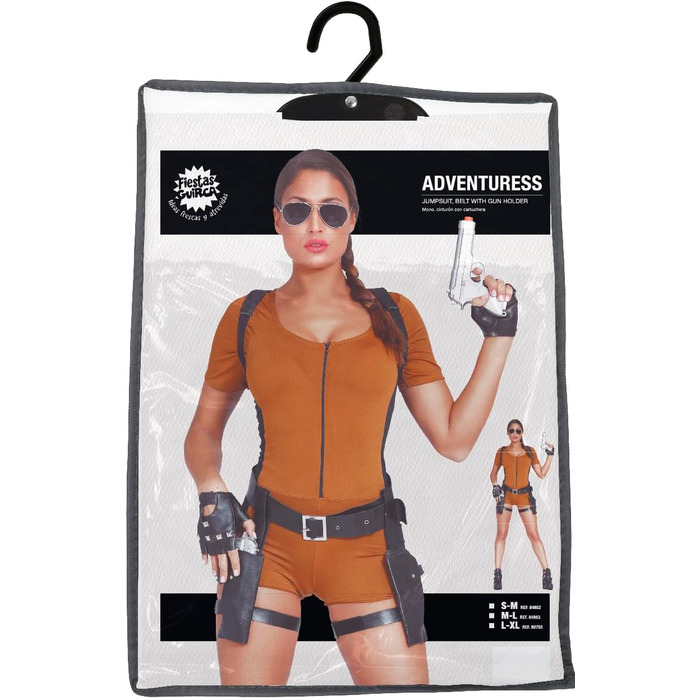 Костюм Guirca Abenteurer для дорослих, розмір S-M, 36-40, спандекс