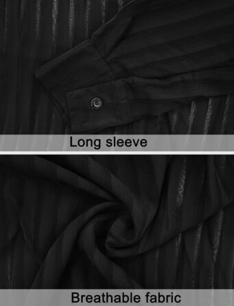 Чоловіча майка-топ з прозорою сіткою, чорна смуга, XXL