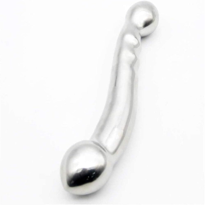 Анальний стимулятор з нержавіючої сталі, подвійний дилдо для ануса, стимулятор простати, дорослі іграшки для чоловіків та жінок