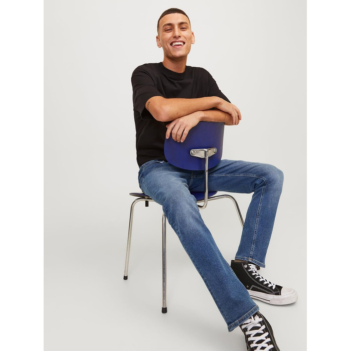 Чоловічі джинси Jack & Jones Jjiglenn Jjoriginal Blue Denim (36W/32L), сині