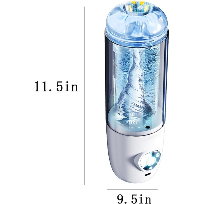 Електричний мастурбатор для чоловіків: насос-вібратор з функціями саксування, обертання та витягування. Іграшка для чоловіків, дискретна та зручна.