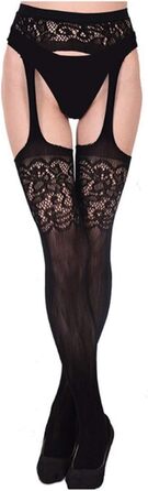 Шкарпетки ZGP Jubilant з мереживом, м'яким поясом та стрічковим ремінцем, спідня білизна, жіночі панчохи, квітковий принт