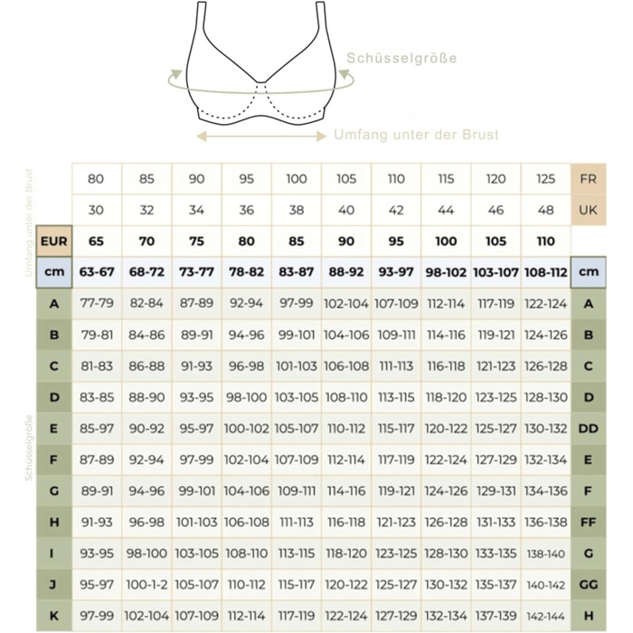 Бюстгальтер з кісточками Glatter Anna Beige 65I – бюстгальтер-мінімайзер для жінок