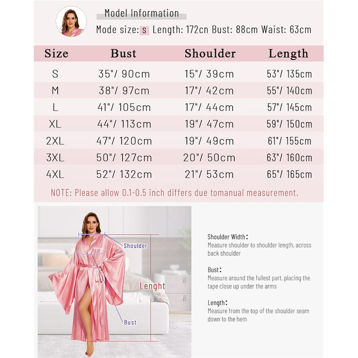 Жіночий халат кімоно з довгим рукавом з шовку, атласний халат для вечірки, весілля, нічної сорочки, домашнього одягу, великі розміри, чорний, L