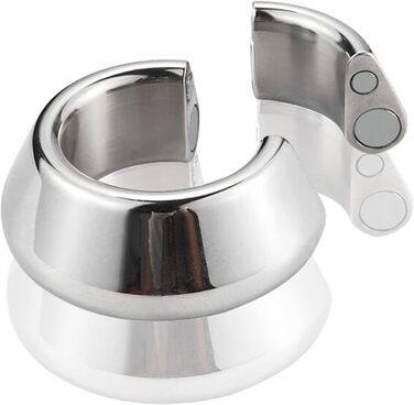 Сталевий кільце для яєчок, розтягувач, прикраса для яєчок - магнітний бондж, вага для яєчок, кільця для контролю - металевий розтягувач, кільце для статевого члена, каук-рінг - секс-іграшки для чоловіків