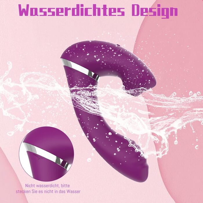 Вібратор G-Punkt 3 в 1: тихий, потужний, з 7 режимів та функцією імпульсу. Іграшка для дорослих з силікону для жінок та пар.