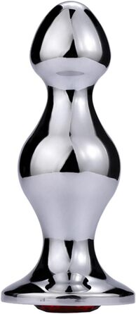 Анальний плагін з нержавіючої сталі TYDAY: масаж простати, сексуальні іграшки для пар, чоловіків та жінок (3 шари, подвійна перлина)