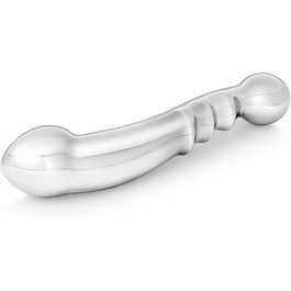 Анальний та вагінальний двосторонній секс-іграшка для чоловіків з нержавіючої сталі, стимулятор простати (DD1)