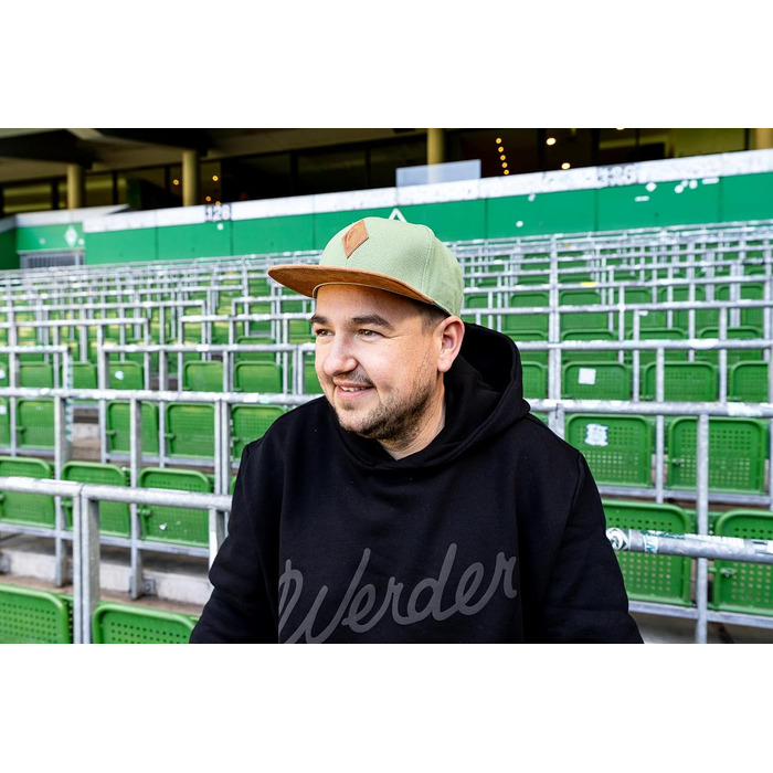 Кепка-снэпбек Soulbuddy унісекс (зелена, Werder Bremen) — регульована бейсболка для чоловіків та жінок, зручний вуличний стиль для відпочинку та спорту, один розмір