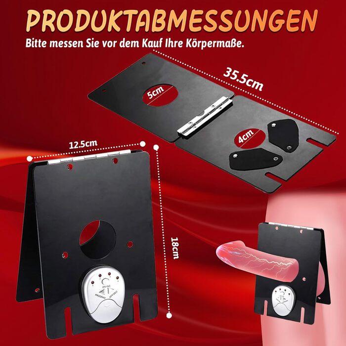 Електричний пристрій для стимуляції та контролю, чорний