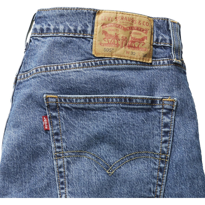 Чоловічі джинси Levi's 505 Regular Fit, колір Fremont Drop Shot, розмір 36W/34L