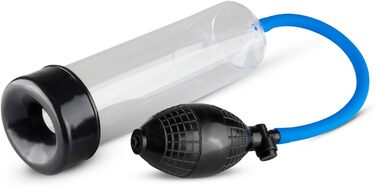 Насос для збільшення статевого члена, посилення ерекції, для чоловіків - з кулькою, прозорий