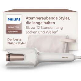 Автоматичний стайлер для завивки волосся Philips 8000 Series, 27 варіантів укладки, чорний (BHB968/10)