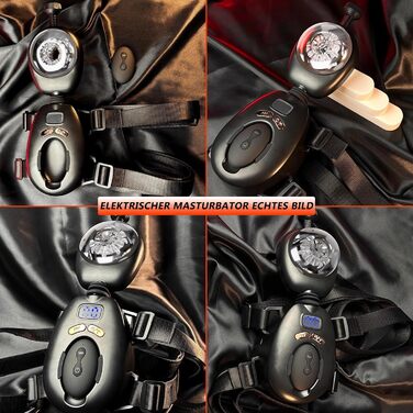 Вібратор для чоловіків з 9 рівнями вібрації та функцією страпа-он - сексуальна іграшка для чоловіків