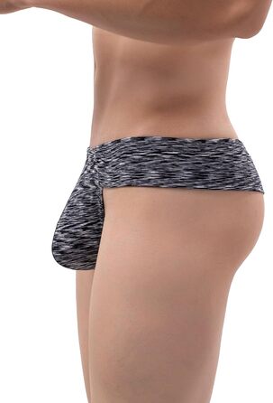 Танга чоловічі iKingsky, смугасті, сексуальні, низька талія, 4 шт. в упаковці