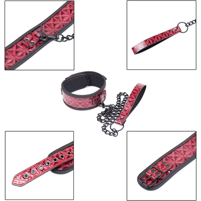 Шкіряне намисто SM з повідком, ланцюги бонджаж, еротика, іграшки для сексу, фетіш, намисто для бонджажу, іграшки для сексу для пар, початківців та професіоналів