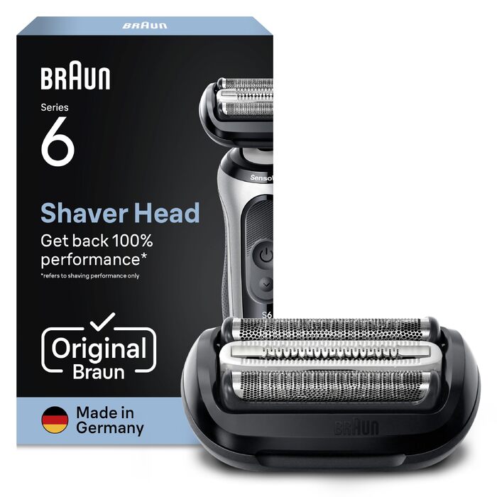 Запасна бритва-головка Braun Scherkopf 54B для електробритв Series 6 (S5), чорна, оригінальна запчастина