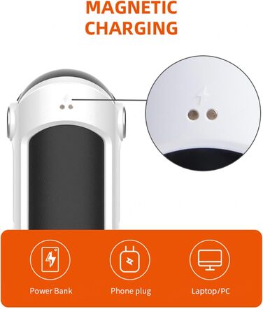 Електричний масажер для чоловіків з функцією нагріву та телескопічним дизайном