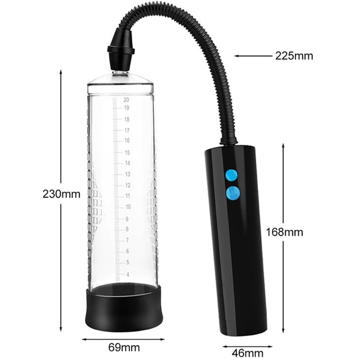 Електрична вакуумна помпа для збільшення пеніса Lmgoc Neu - 4 режими, для чоловіків