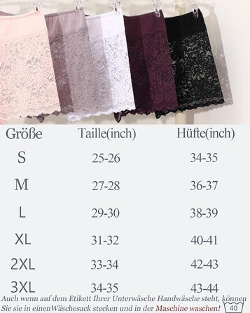 5 пар жіночої білизни: сексуальні панчіхи, трусики з мереживом, боксерки з бавовни, великі розміри S-3XL, чорний/бежевий/пудровий/фіолетовий/білий