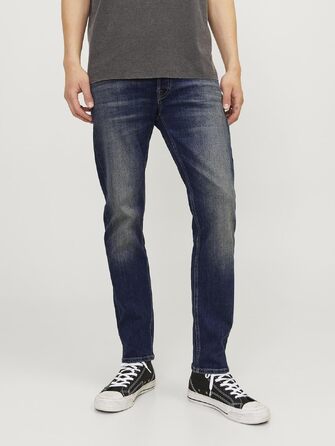 Чоловічі джинси Slim Fit JACK & JONES синього кольору, денім (33W / 32L)