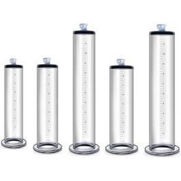 Аксесуар NAIXBTY для помпи для статевих органів: прозора трубка з шкалою для збільшення статевого члена, покращення ерекції та лікування імпотенції. Підходить для чоловічих секс-іграшок. Розміри: 22.9*5.1 см