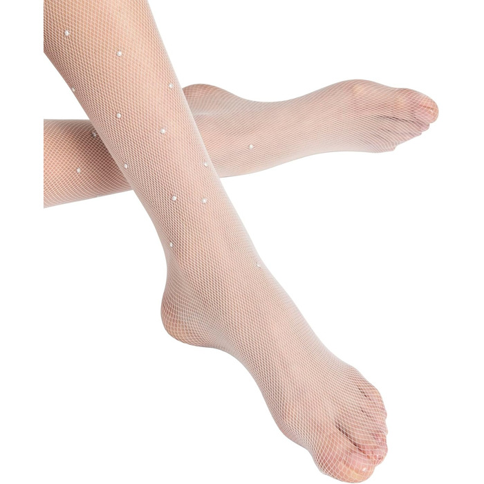 Шкарпетки-шкарпетки FALKE x Kaviar Gauche для жінок, прозорі, розкішні, для весілля, без пояса, з тонким швом на кінчику пальців, м'яка тканина, 1 шт., Білий Pearl 2036 Lace (S-M)