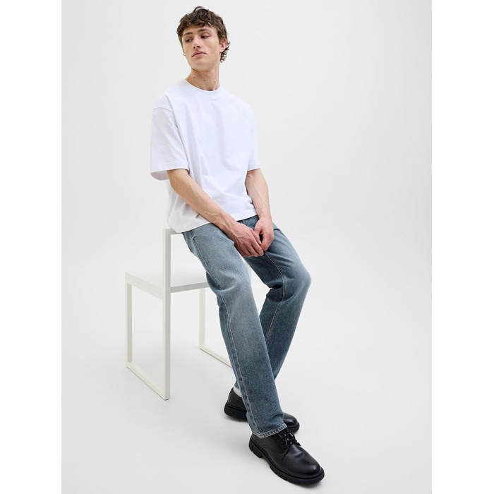Чоловічі джинси Jack & Jones Jjichris Original SBD 032 Relaxed Fit, синій денім, 30W / 32L