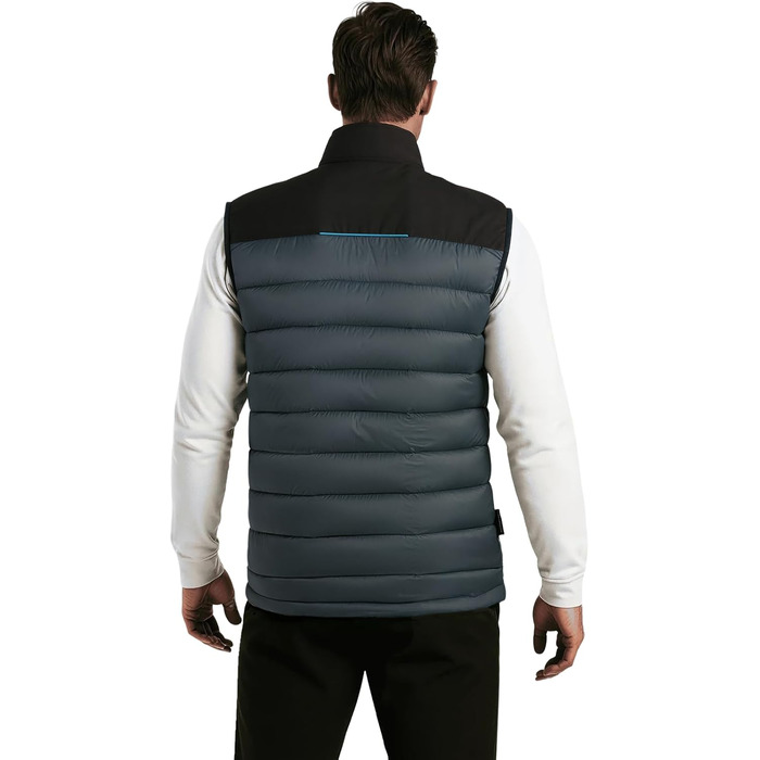 Чоловічий жилет Softshell WORK IDEA: водовідштовхуючий, вітрозахисний, дихаючий спортивний жилет для бігу, їзди на велосипеді, гольфу та роботи (Сірий, XXL)