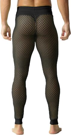 Шорти-сетка YUFEIDA для чоловіків: дихаючі спортивні шорти-лосини з регулюванням (Чорний, L)