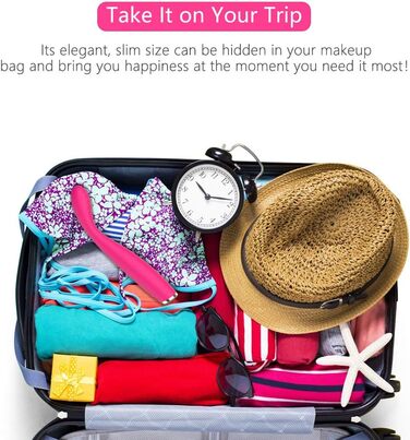 Вібратор для клітора та G-точки Adorime, масажний стрижень з силікону, 5 швидкостей, 10 режимів, водонепроникний, рожевий