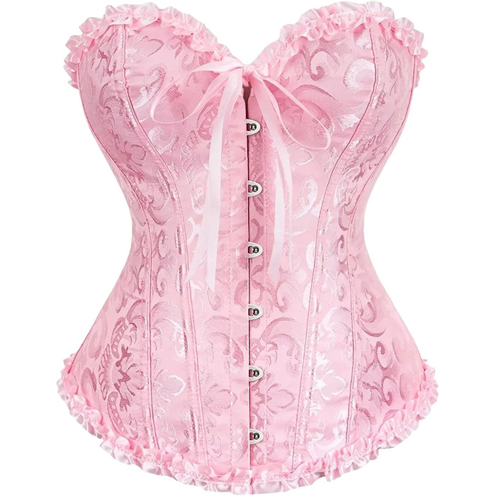 Корегуючий корсет з мереживом, кольоровий, великі розміри (6XL), для формування фігури