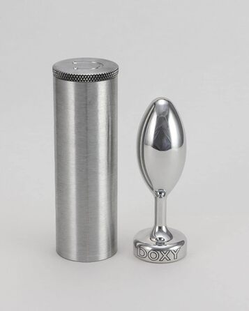 Металевий анальний стимулятор Doxy - гладкий, преміум-якість