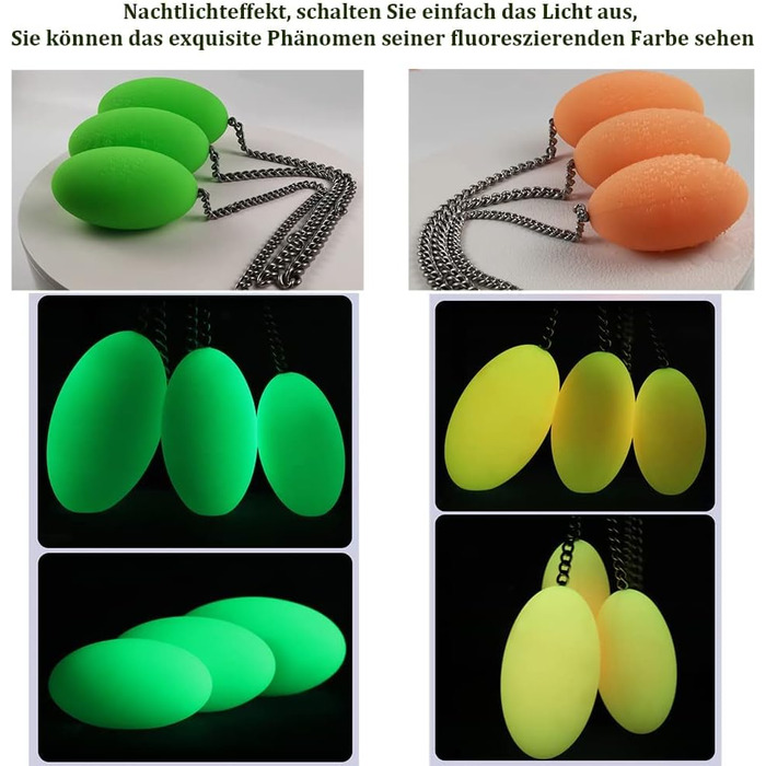 Анальний плаг Guspiun силіконовий, яйцеподібний, з металевим ланцюгом, 6.5 см, S (Помаранчевий)