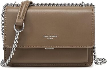 Жіноча маленька сумка-кросбоді David Jones Mini Clutch, колір тауп (коричневий)