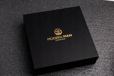 Подарунковий набір для чоловіків Modern Man: метелик, чорний