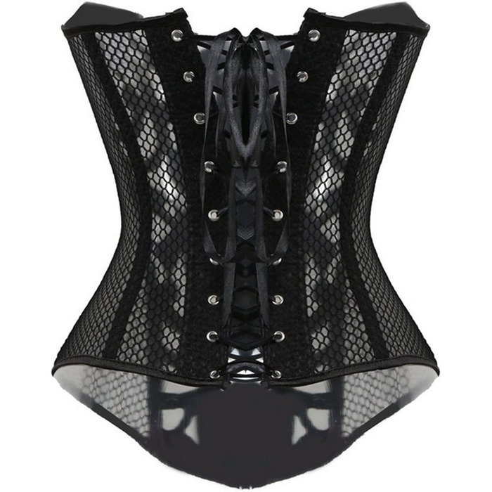 Корсетний топ KUOSE для повних грудей, чорно-білий, великі розміри XL