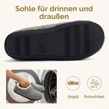 Жіночі домашні капці RockDove Nomad з ефектом пам'яті (Memory Foam), світло-сірі, розмір 38 EU