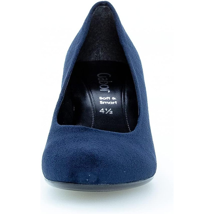 Жіночі туфлі-човники Gabor Fashion-41.400, сині (Blau River 46), розмір 35 EU