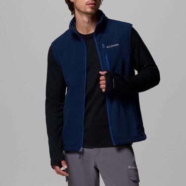 Чоловічий флісовий жилет Columbia Fat Trek Fleece Vest, темно-синій (Collegiate Navy), розмір L