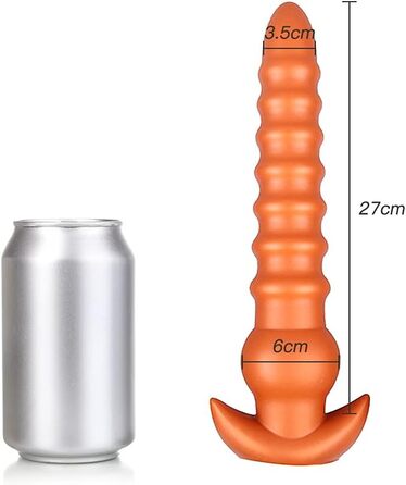 Анальний плаг Roluck з рідкого силікону з вузькою основою – іграшка для дорослих