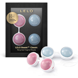М'ячики для вправ Кегеля LELO Beads для жінок будь-якого віку – важені м'ячики з преміум-силікону з шнурком Classic
