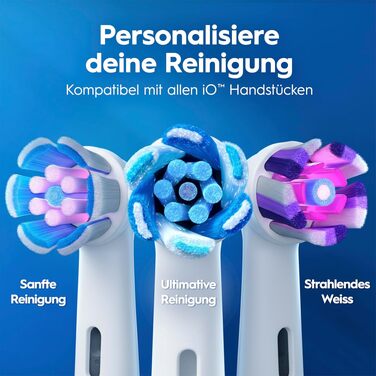 Електрична зубна щітка Oral-B iO Series 2, 3 режими чищення, рожева (Calm Pink) — набір з 1 щіткою та дорожнім футляром для дорослих