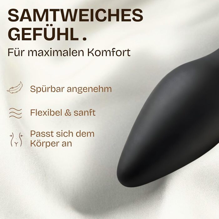 Анальний плаг-сет з безпечного силікону для жінок та чоловіків (3 розміри): 2.8см, 4.0см, 4.5см. Іграшки для анусу, набір для початківців та професіоналів, анальні розширювачі та плагі.