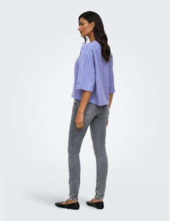 Жіночий в'язаний светр ONLY Feale Strickpullover, колір Jacaranda (XS)