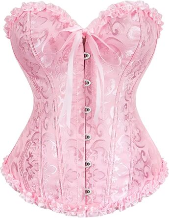 Корегуючий корсет з мереживом, кольоровий, великі розміри (6XL), для формування фігури